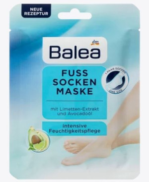 (DE) Balea, Skarpetki nawilżające do stóp, 2 sztuki (PRODUKT Z NIEMIEC)