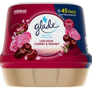 (DE) Glade, Luscious cherry & peony, Żelowy odświeżacz, 180g (PRODUKT Z NIE