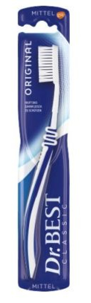 (DE) Dr Best, Classic, Szczoteczka do zębów, średnia, 1 sztuka (PRODUKT Z N