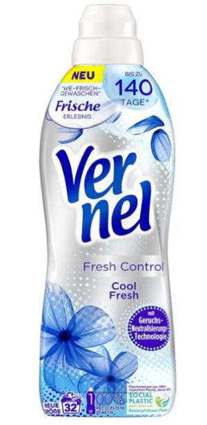 (DE) Vernel, Cool Fresh, Płyn do płukania, 800 ml (PRODUKT Z NIEMIEC)