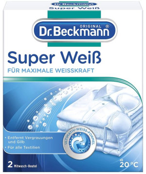 (DE) Dr. Beckmann, Super Weiß, 80g (PRODUKT Z NIEMIEC)