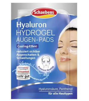 (DE) Schaebens, Hyaluron Hydrogel, Żelowe płatki pod oczy, 2 sztuki (PRODUK