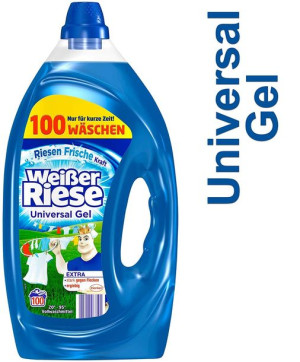 (DE) Weißer Riese uniwersalny żel, płynny detergent, 100 prań, 5 L (PRODUKT