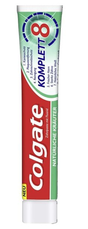 (DE) Colgate, Ziołowa pasta do zębów, 75 ml (PRODUKT Z NIEMIEC)