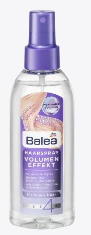 (DE) Balea, Volumen Efekt, Lakier objętościowy, 150ml (PRODUKT Z NIEMIEC)