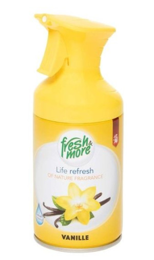 (DE) Fresh & More, Vanille, Odświeżacz powietrza, 250 ml (PRODUKT Z NIEMIEC