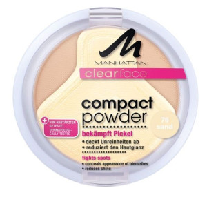 (DE) Manhattan, Compact Powder, Puder prasowany, 9g (PRODUKT Z NIEMIEC)
