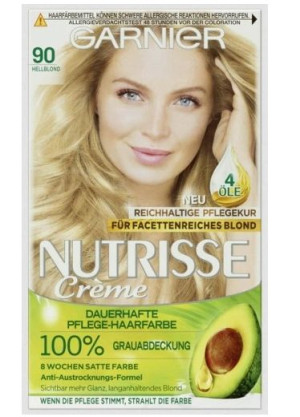 (DE) Garnier Nutrisse, 90 Hellblond, Farba do włosów (PRODUKT Z NIEMIEC)