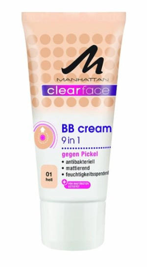 (DE) Manhattan, Clearface, Krem BB 9in1, 25ml (PRODUKT Z NIEMIEC)