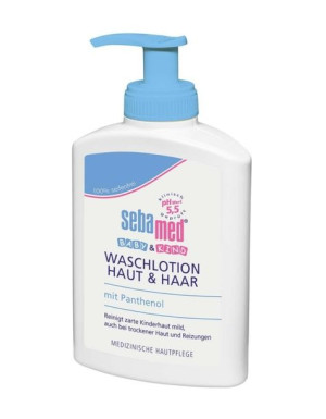 (DE) Sebamed, Balsam do mycia skóry i włosów dla niemowląt i dzieci, 200 ml