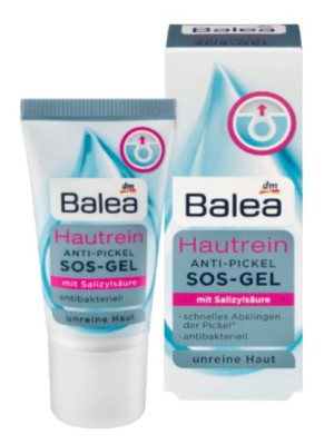 (DE) Balea, SOS antytrądzikowy żel do twarzy, 15ml (PRODUKT Z NIEMIEC)