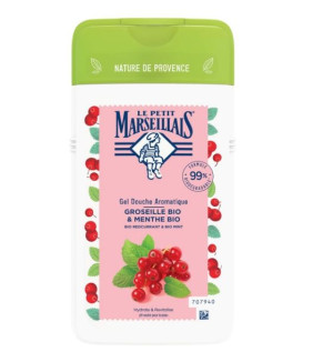 (DE) Le Petit Marseillais, Żel pod prysznic, porzeczka i mięta, 250ml (PROD