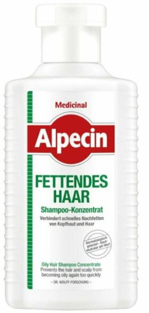 (DE) Alpecin, Medicinal, Szampon do włosów przetłuszczających się, 200ml (P
