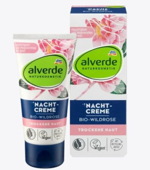 (DE) Alverde, Bio-wildrose, Krem na noc, 50ml (PRODUKT Z NIEMIEC)