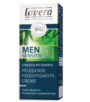 Lavera, Men Sensitiv, Odżywczy krem nawilżający, 30 ml