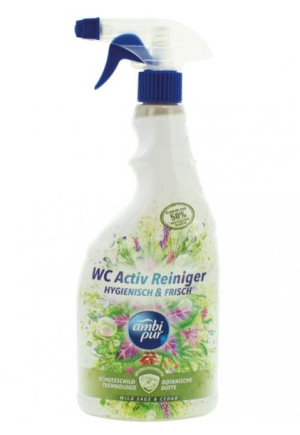 (DE) Ambi Pur, Wc Activ Cleaner, Higiena i świeżość, Szałwia & Cedr 750ml