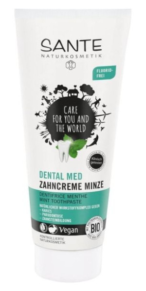 (DE) Sante, Pasta do zębów, miętowa, 75 ml (PRODUKT Z NIEMIEC)