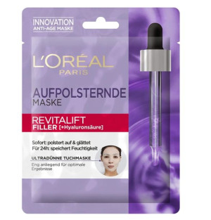 (DE) L'oreal, Revitalift Filler, Maseczka w płacie, 1 sztuka (PRODUKT Z NIE