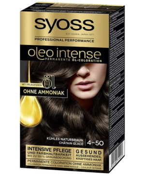 (DE) Syoss, Oleo Intense, Farba do włosów, naturalny brąz, 115 ml (PRODUKT
