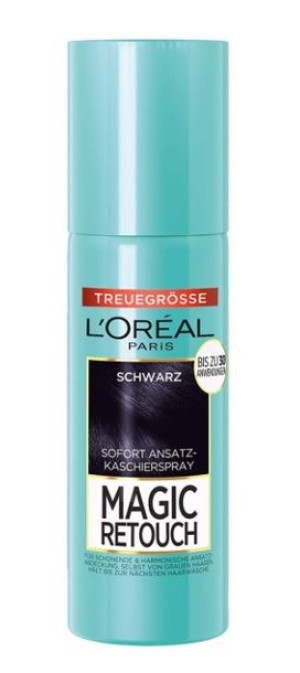 (DE) L'Oréal, Magic Retouch, Maskara do włosów, Czerń, 75 ml (PRODUKT Z NIE