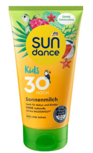 (DE) Sundance, Mleczko do opalania dla dzieci SPF30, 150ml (PRODUKT Z NIEMI