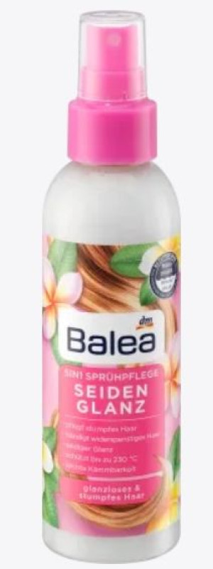 (DE) Balea, Pielęgnacja w sprayu, jedwabisty połysk 5w1, 150 ml (PRODUKT Z