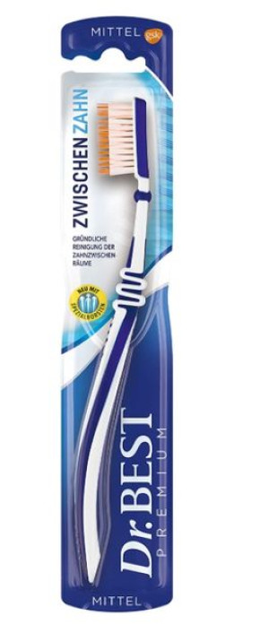 (DE) Dr. Best, Szczoteczka międzyzębowa, średnia, 1 sztuka (PRODUKT Z NIEMI