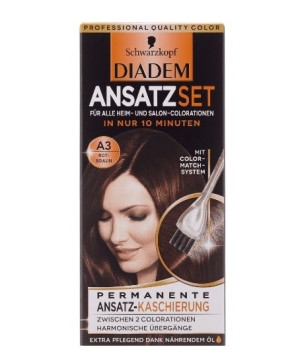 Diadem, Rotbraun A3, Farba do włosów, 1 sztuka