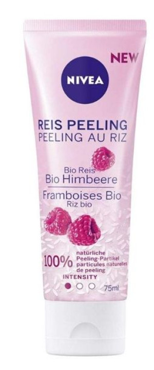 (DE) Nivea, Oragniczny malinowy peeling do twarzy, 75 ml (PRODUKT Z NIEMIEC