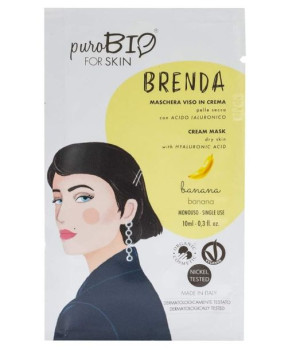 PuroBio, Brenda, Maseczka, banan, 1 sztuka