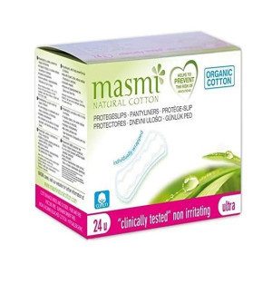 (DE) MasMI, Natural Cotton, Ultra, Wkładki higieniczne, 24 sztuki (PRODUKT