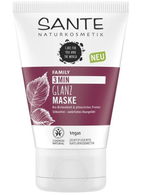 (DE) Sante, 3-minutowa maska ??nabłyszczająca, białko z liści brzozy, 100ml