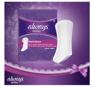 (DE) Always, Wkładki higieniczne, large, 40 sztuk (PRODUKT Z NIEMIEC)