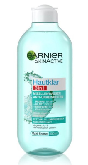 (DE) Garnier Skin Active, Płyn micelarny, 400 ml (PRODUKT Z NIEMIEC)