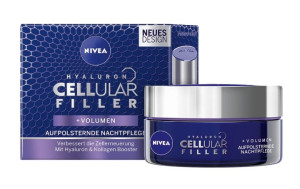 (DE) Nivea, Przeciwzmarszczkowy krem hialuronowy na noc, 50 ml (PRODUKT Z N