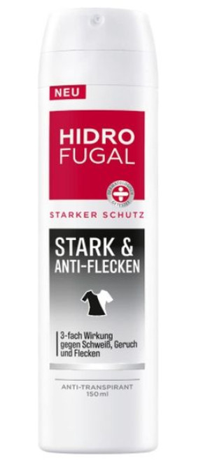 (DE) Hidrofugal, Stark & Anti-Stain, Dezodorant, Przeciw plamom, 150ml (PRO