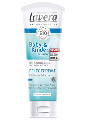 (DE) Lavera, Baby & Kinder, Krem dla delikatnej skóry dziecka, 75ml (PRODUK