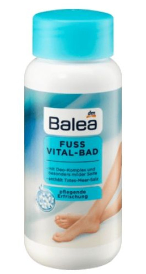 (DE) Balea, Kąpiel witalna do stóp, 0,45kg (PRODUKT Z NIEMIEC)