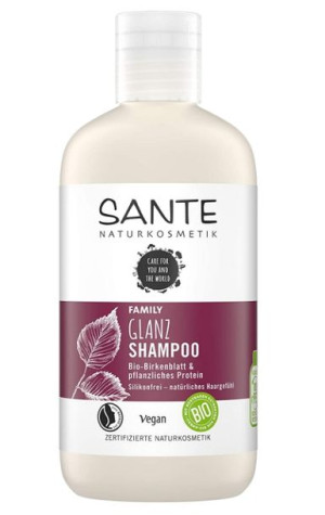 (DE) Sante, Szampon organiczne liście brzozy i białko roślinne, 250 ml (PRO
