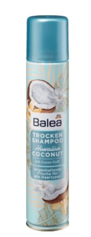 (DE) Balea, Suchy szampon, Hawaiian Coco , 200 ml (PRODUKT Z NIEMIEC)