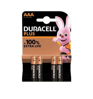 (DE) Duracel, Bateria AAA/R03, 4 sztuki (PRODUKT Z NIEMIEC)