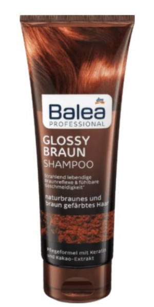 (DE) Balea, Profesjonalny szampon do włosów brązowych. 250 ml (PRODUKT Z NI