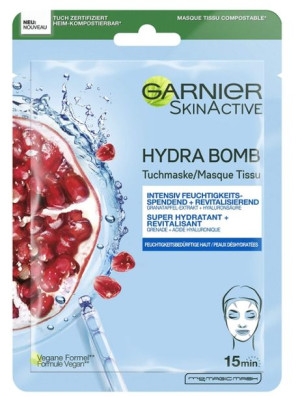 (DE) Garnier, Hydra Bomb, Maska do twarzy, 28g (PRODUKT Z NIEMIEC)