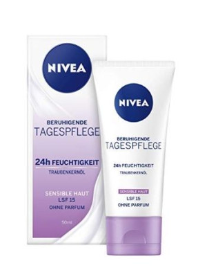 (DE) Nivea, Krem na dzień dla skóry wrażliwej, 50 ml (PRODUKT Z NIEMIEC)