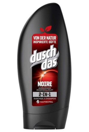 (DE) Duschdas 2-in-1, Szampon i żel pod prysznic, 250ml (PRODUKT Z NIEMIEC)