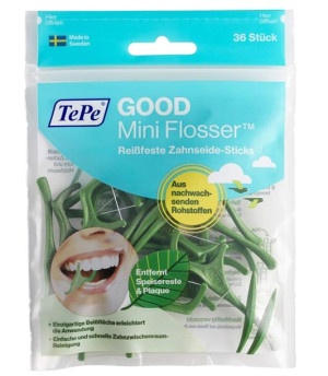 (DE) TePe, Mini nić dentystyczna, 36 sztuk (PRODUKT Z NIEMIEC)