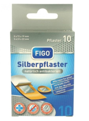 (DE) Figo, Plastry antybakteryjne, 10 sztuk (PRODUKT Z NIEMIEC)