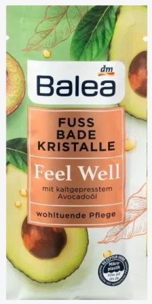 (DE) Balea, Sól do kąpieli stóp, 40 g (PRODUKT Z NIEMIEC)