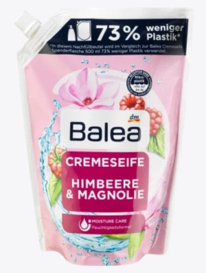 (DE) Balea, Mydło w płynie, malina i magnolia, zapas, 750 ml (PRODUKT Z NIE