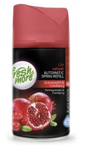 (DE) Fresh & More, Odświeżacz, granat i żurawina, 250ml (PRODUKT Z NIEMIEC)